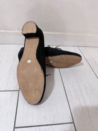 Scarpe da ballo nere con borchie