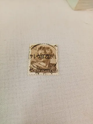 Francobollo 25 Lire Poste Italiane