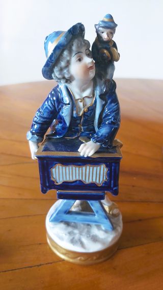 Antica coppia statuine porcellana Volkstedt