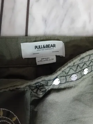 Pantalones hippies verdes bordados