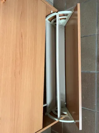 Zapatero color cerezo de aglomerado – Grande