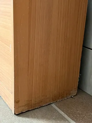 Zapatero color cerezo de aglomerado – Grande