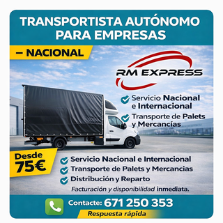 Transportista Autónomo para Empresas Sabadell