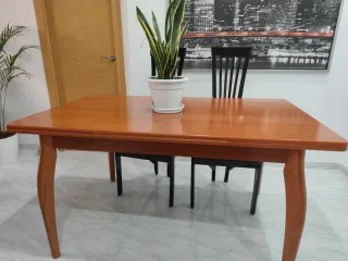 Mesa de comedor extensible madera 1.50m a 2.40m