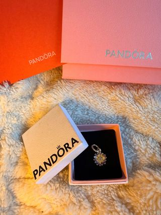 Charm Pandora Flor Margarita Plata