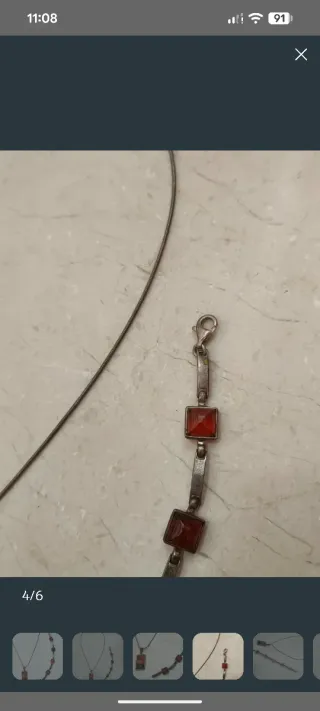 Conjunto Plata y Ámbar