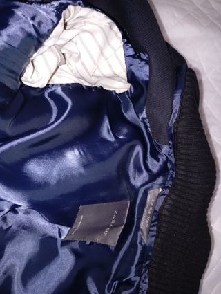 Abrigo Zara Azul Talla S