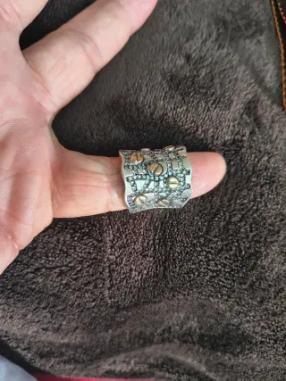 Anillo Plata y Oro Diseño Único