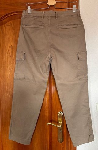 Pantalón Cargo Springfield Beige Talla 40