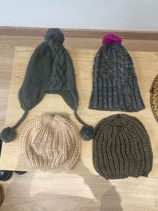 Lote 4 Gorros de Lana