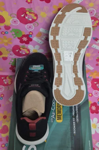 Zapatillas Skechers D'Lux Walker Negro Talla 41