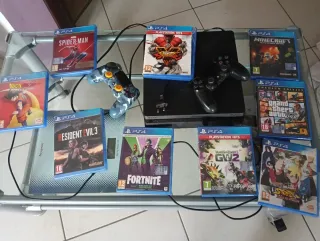 Sony PS4 Fortnite Edition 500GB With 9 games.