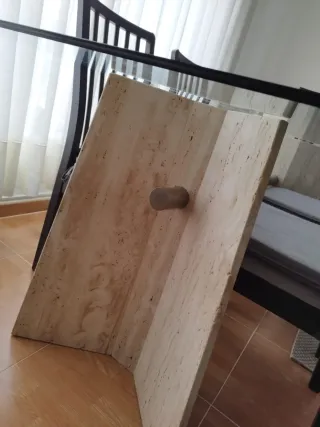 Mesa de comedor cristal 1,80 X 90