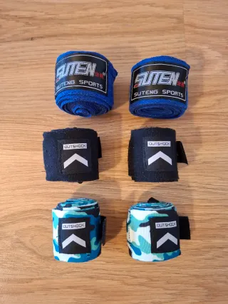 3 vendas de boxeo SUTENG y OUTSHOCK