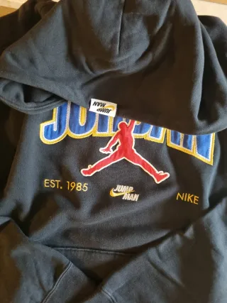 Sudadera Jordan Negra con Logo Jumpman