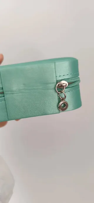 Joyero de viaje turquesa