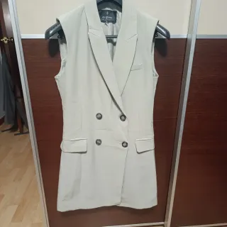 Chaleco Vestido Verde Claro