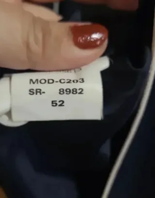 Chaqueta americana azul T.52