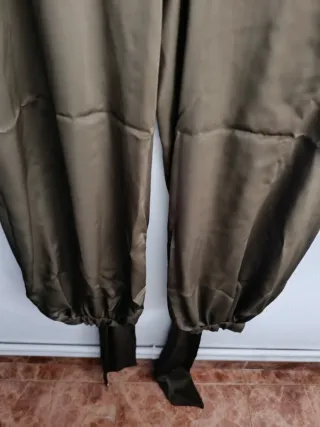 Mono largo satinado Zara Talla M