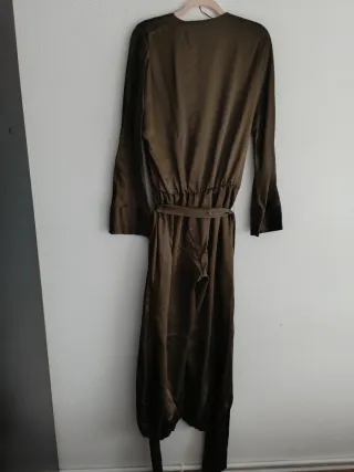 Mono largo satinado Zara Talla M