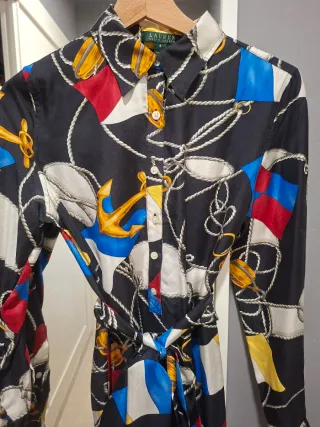 Vestido Seda Lauren Ralph Lauren Talla S