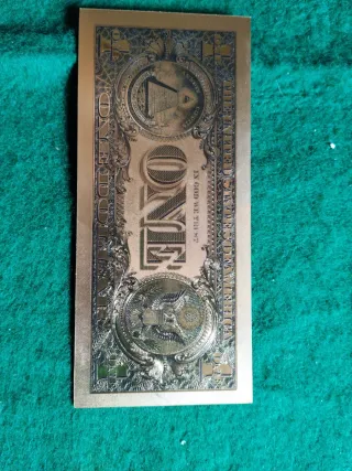 Dólar Chapado en Oro Coleccionable