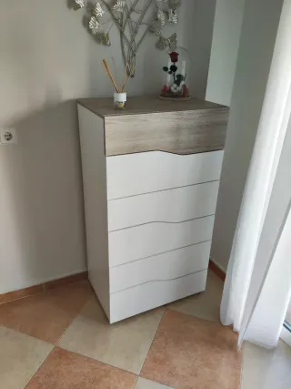 Chimenea de obra con revestimiento