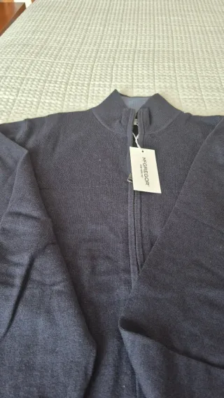 Cárdigan McGregor Hombre Talla L Azul Nuevo