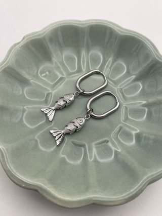 Orecchini a forma di pesce