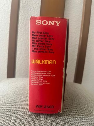 Sony Walkman WM-3500 - Nuevo en su caja original