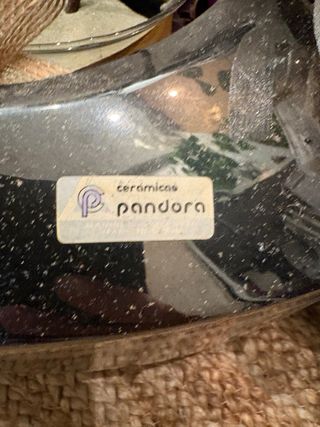 Juego 2 Macetas Decorativas Negras