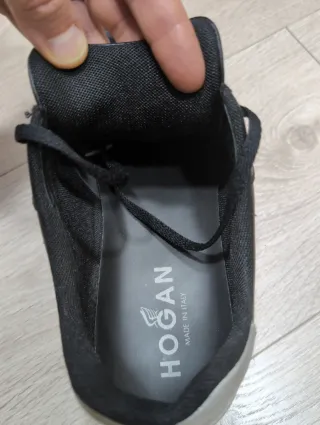 Zapatillas Hogan Talla 42 Negro/Plata