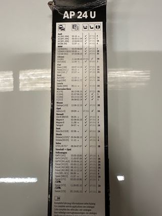 Escobilla Bosch Aerotwin 600mm AP24U