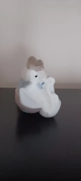 Figura Lladro Esquimal con Oso Polar