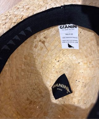 Sombrero de paja Gianin mujer