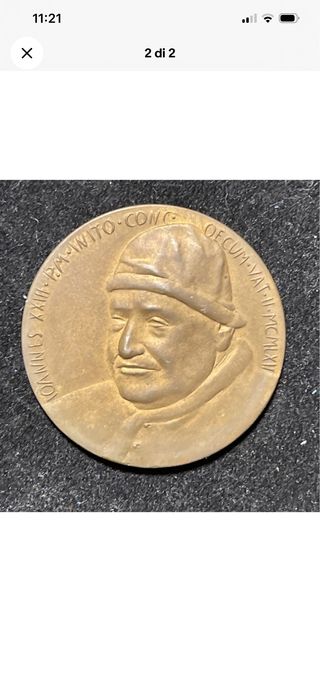 Medaglia Giovanni XXIII Concilio Ecumenico II