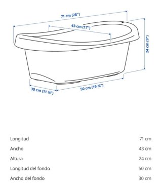 Bañera bebé IKEA