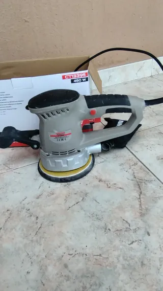 Lijadora de paredes con aspiración