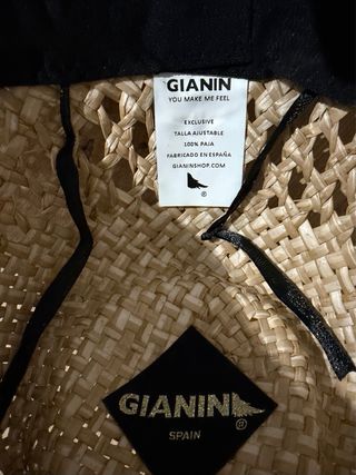 Sombrero de paja mujer