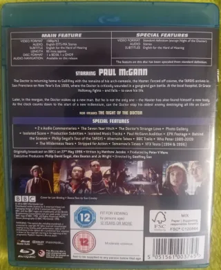 Doctor Who: The Movie Blu-ray