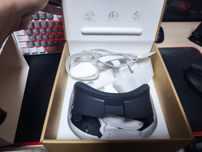 Meta Quest 3 128GB + Vive Audio Strap + accesorios afbeelding 2