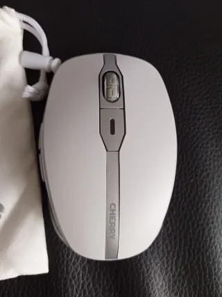 Teclado inalámbrico internacional blanco y gris