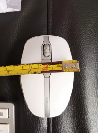 Teclado inalámbrico internacional blanco y gris