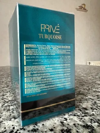 Perfume árabe Emper Privé Turquoise 100ml - Dubai