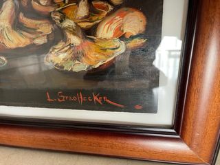 Bodegón al óleo - Luis Strohecker