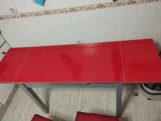 Mesa de cristal o 2 sillas