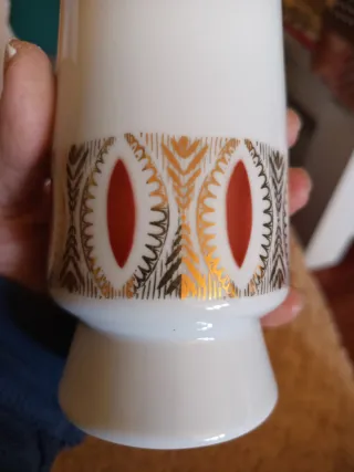 Jarrón vintage de porcelana alemán