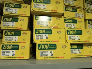 ZION Calzado de Seguridad Todas las tallas Negro