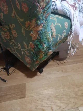 Butaca reclinable tapizada