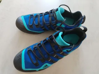 Zapatillas Adidas Terrex Azul y Turquesa